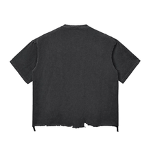 Load image into Gallery viewer, Snow Wash Raw-Hem Boxy T-shirt

