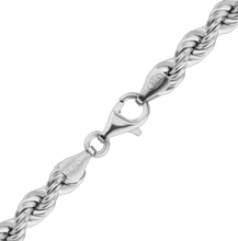 Load image into Gallery viewer, 4MM Silver Rope Chain .925
